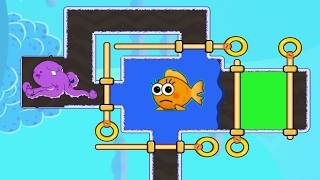 Save the Fish | Pull The Pin | Best Mobile Puzzle Game | iOS Android Gameplay Walkthrough | Part 228 screenshot 5
