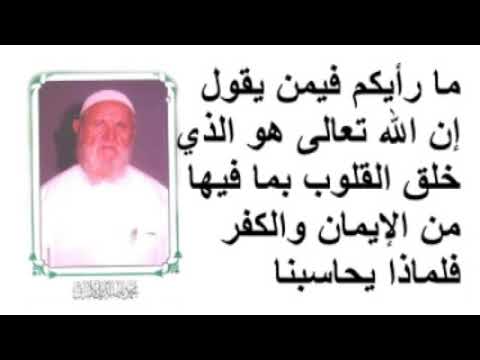 الشيخ الالباني ما رأيكم فيمن يقول إن الله تعالى هو الذي خلق القلوب