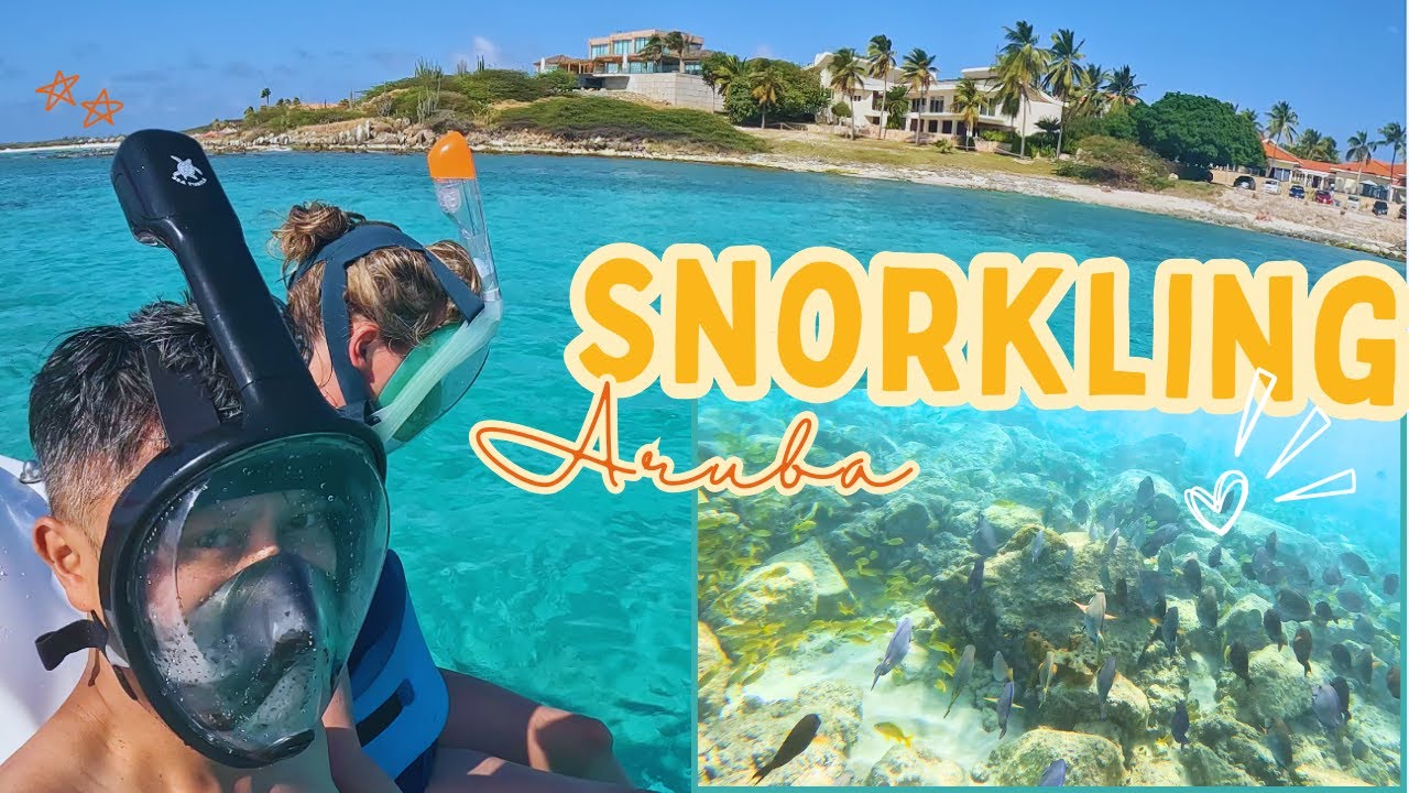 SNORKLING IN ARUBA II EAGLE BEACH & BOAT FEST #aruba #onehappyisland #