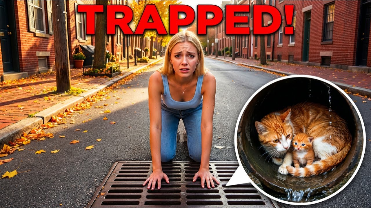 We Found Kittens Trapped in a Storm Drain!