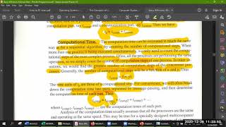 Lecture 14: Parallel computing algorithm and complexity  formulas