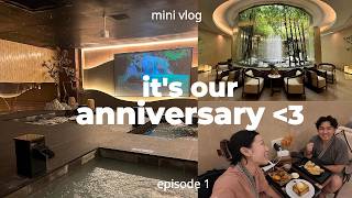we celebrated our anniversary at a 24 hour onsen spa in KL