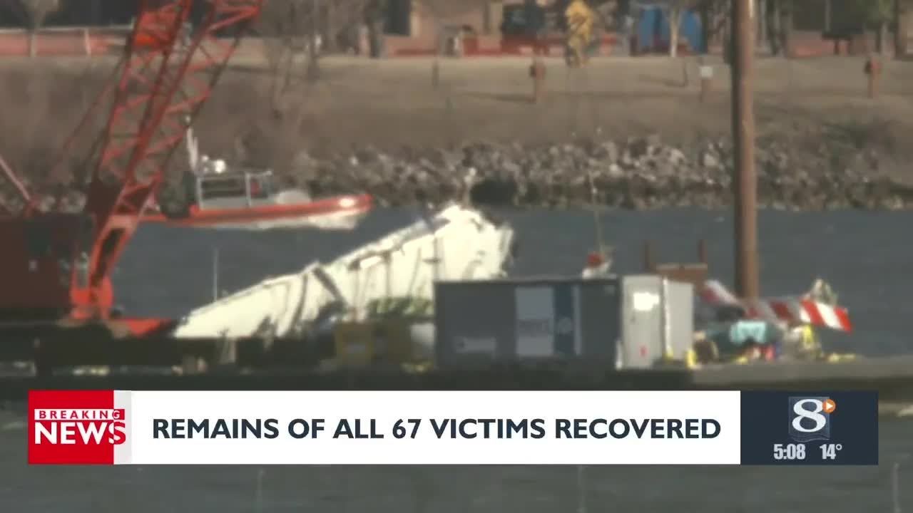 All 67 victims in Reagan Airport collision have been recovered - YouTube