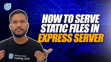 How To Serve Static Files in Express Server | Coding Monks