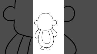 #easydrawing #doodle #shorts Draw a simple Monkey