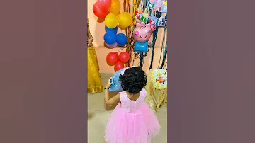 Peppa Pig Theme Birthday Peppa Pig Decoration Peppa Pig Birthday Shorts Youtubeshorts 