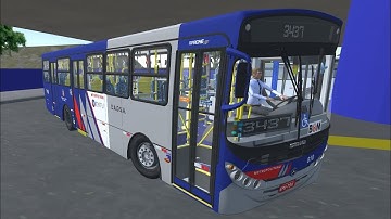 Proton Bus Simulator | Caio Apache Vip II MB OF-1722M - Mapa Jardim de Deus v2.0 Linha 3437 volta