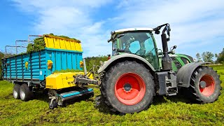 AGRO BULL 4000🐮 Mengele LW mit Fendt 718 Vario bei Grassilage mit "Top Panorama"!