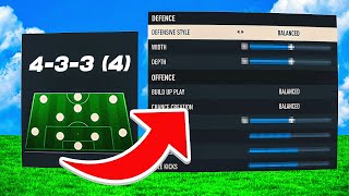 THIS FORMATION IS INSANE433(4) BEST FIFA 23 CUSTOM TACTICS w/ Instructions (NEW PATCH)