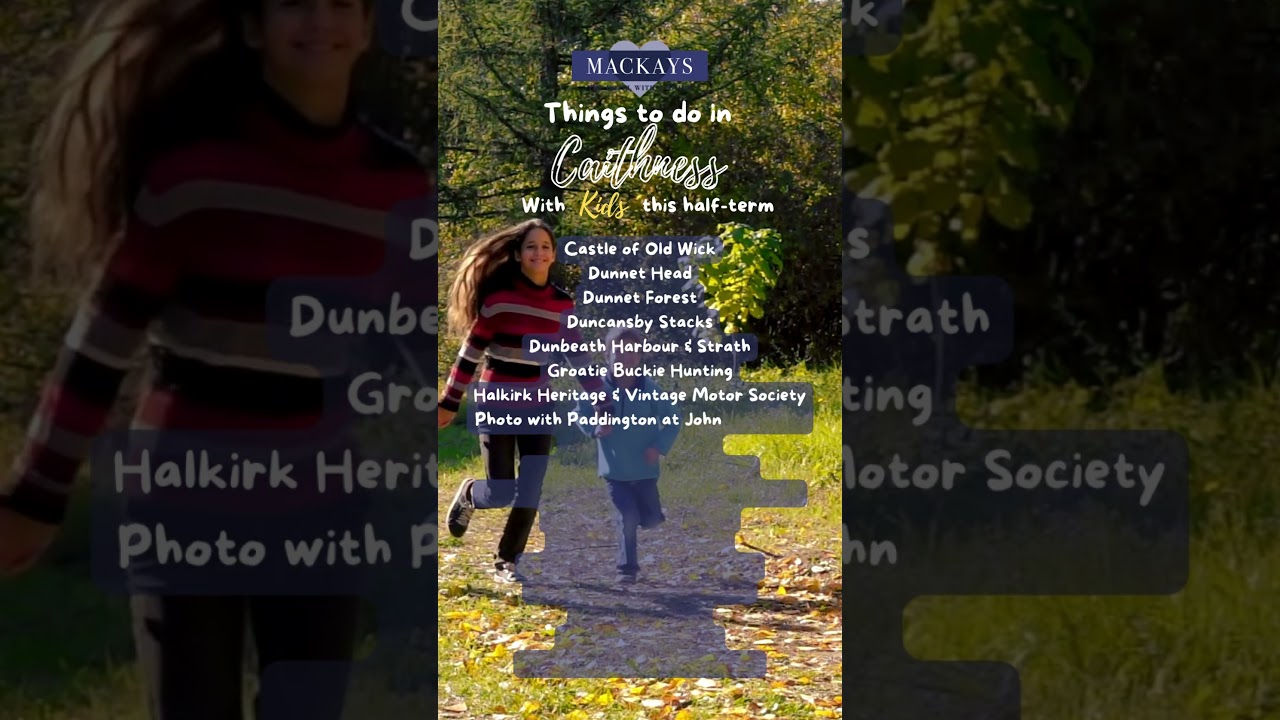 October half term is almost here! 🥳🍂Autumn is a great time to explore Caithness!