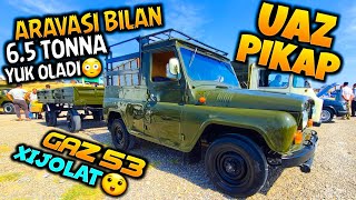 O‘ZIYAM PIKAP YANA ARAVASI KAATTA😊 UAZ 469 MEN XAYRON! 6.5 TONNA YUK OLADI EKAN ARAVASI BILAN! ZO‘RU