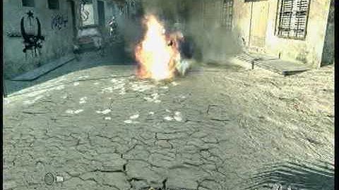 COD 4 Cluster bomb cheat fun