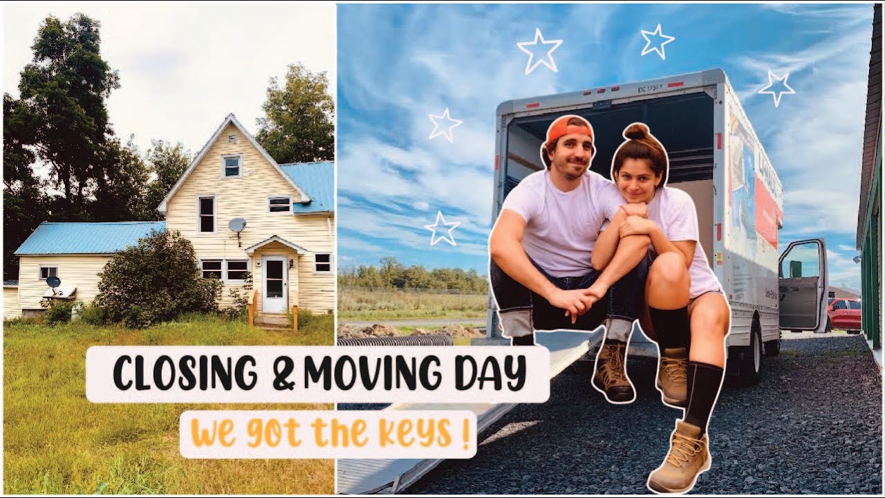 MOVING into our NEW HOUSE / we bought a FIXER UPPER!! - YouTube