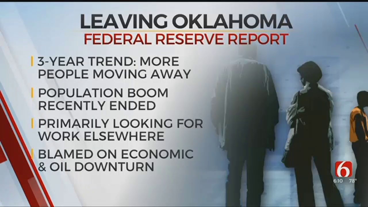 New Report Shows Oklahoma's Population On The Decline YouTube