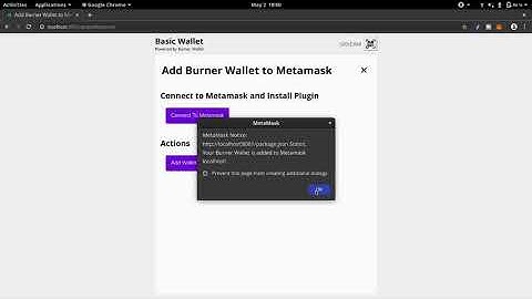Metacartel Hackathon - Burner Wallet Metamask Snap
