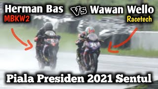 Trek Basah ‼️ Wawan Wello Tampil Perkasa Race 1 OP1 Piala Presiden 2021 Sentul