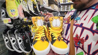 CARTOON CHARACTER SNEAKERS AND SLIPPERS - GARFIELD -SPONGEBOB - RICK AND MORTY - TMNT - WALMART
