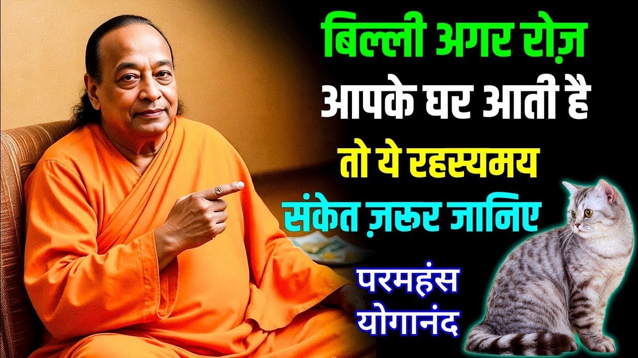 बिल्ली अगर रोज़ आपके घर आती है तो ये रहस्यमय संकेत ज़रूर जानिए | परमहंस योगानंद |