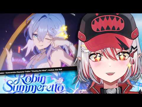 ROBIN'S NEW SONG | Robin Summeretto Character Trailer REACTION | Honkai: Star Rail