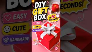 DIY Gift Box in 20 Seconds! | gift ✨🎁 #Shorts