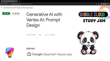 Generative AI with Vertex AI: Prompt Design || [GSP1151] || Solution