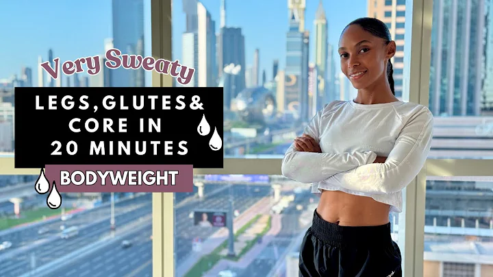 20min LEGS & GLUTES Lower Body Workout | BODYWEIGHT 🔥