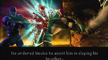 Mortal Kombat 6 Deception (PS2) Arcade Mode Noob Saibot & Smoke Longplay & Ending