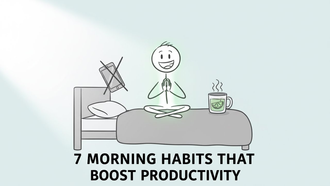 7 Morning Habits to Boost Your Productivity During The Day - YouTube