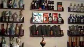 Jim Beam Bottles Wall 1
