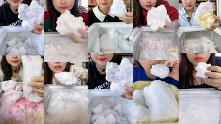 ONLY BITES🔷HER SOLO SOFT CRUNCHY  FREEZER FROST EATING COMPILATION🧊 screenshot 5