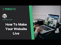 How To Make Your Website Live | WordPress Website | WordPress | WordPress Tutorial | Learn WordPress
