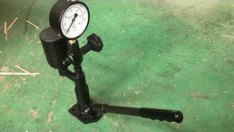 NANTAI PS400A Injector Nozzle Tester Diesel Pop Tester Pressure Gauge Range 0-60Mpa