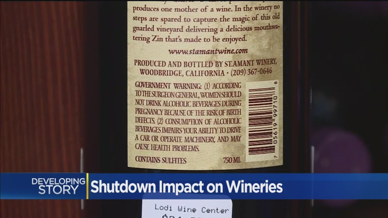 Shutdown Impact On Wineries