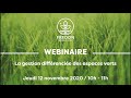 Webinaire jevi la gestion diffrencie fredon grand est 2020