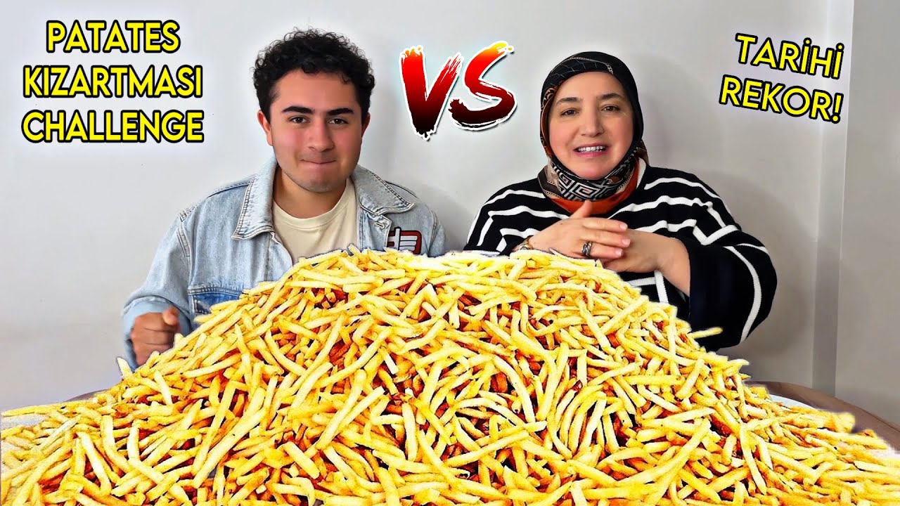 UNO KARTLI PATATES KIZARTMASI YEME CHALLENGE (ÖDÜLLÜ)