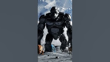 robotic primate Vs Aliens on the Moon #robot #primates #alien