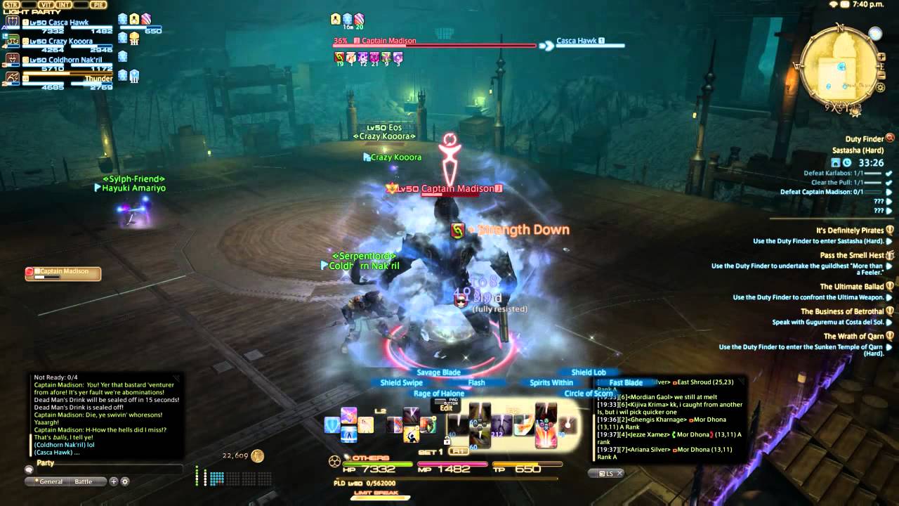 Sastasha HM - Boss Glitch FINAL FANTASY XIV: A Realm Reborn