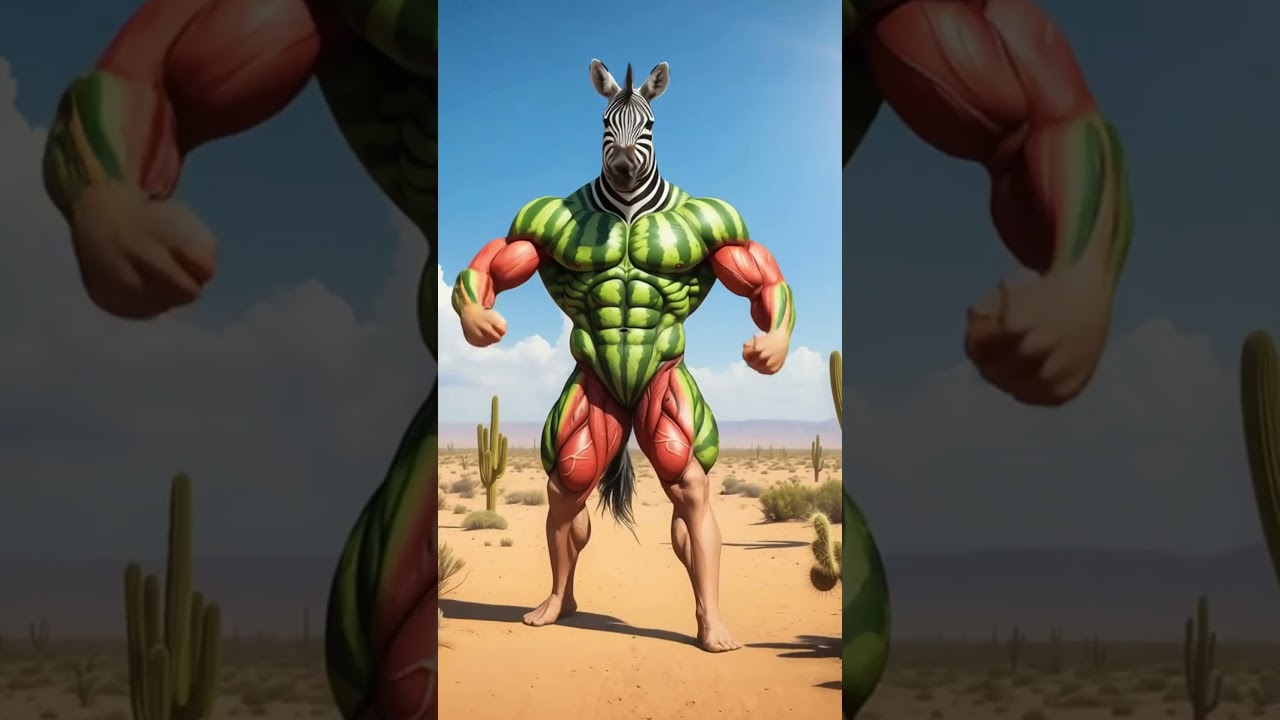 Flexing muscles brainrot style 