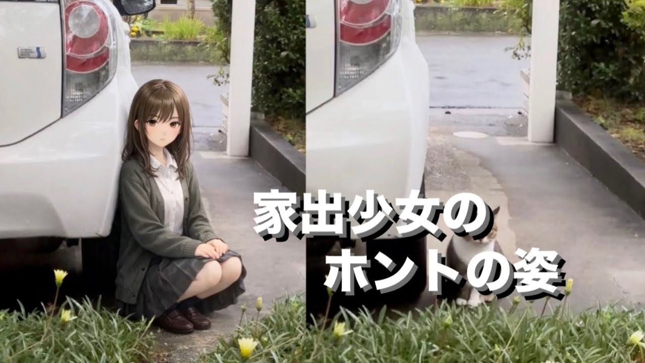 【ある日ネコが現れた】擬人化してあの子の気持ちを想像しました