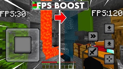 The BEST FPS Boost Pack For Minecraft Bedrock!(MCPE 1.21+)