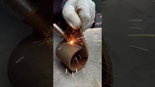 3-mm rusty iron welding, automatic wire feeding for smooth welds