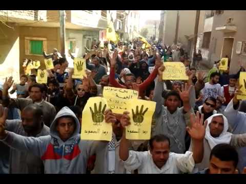 اهالي مركز ببا يهتفون ان شاء الله مرسي هيرجع2 14