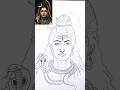 lord Shiva easy sketch art mahashivratri special 🔥🕉️ #drawing #lordshiva #mahashivratri #art