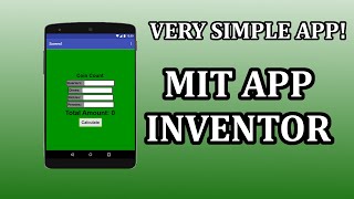 MIT App Inventor - Coin Counter - VERY SIMPLE APP screenshot 1