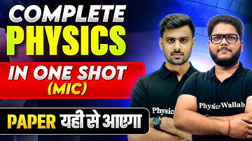 Complete PHYSICS in 1 Shot - Most Important Concepts + PYQs || Class 12th CBSE Exam