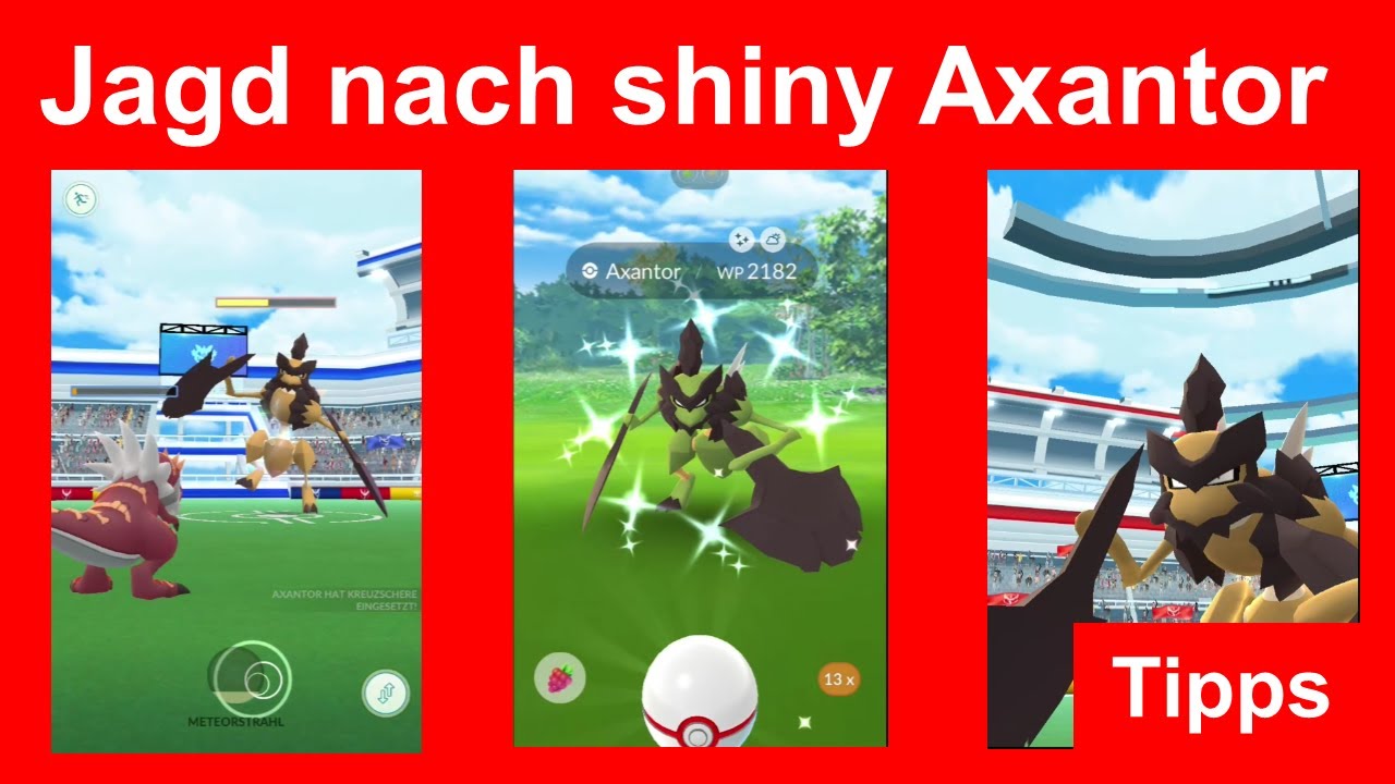 Shiny Axantor Jagd in Raids mit Tipps - Pokemon GO Deutsch 420