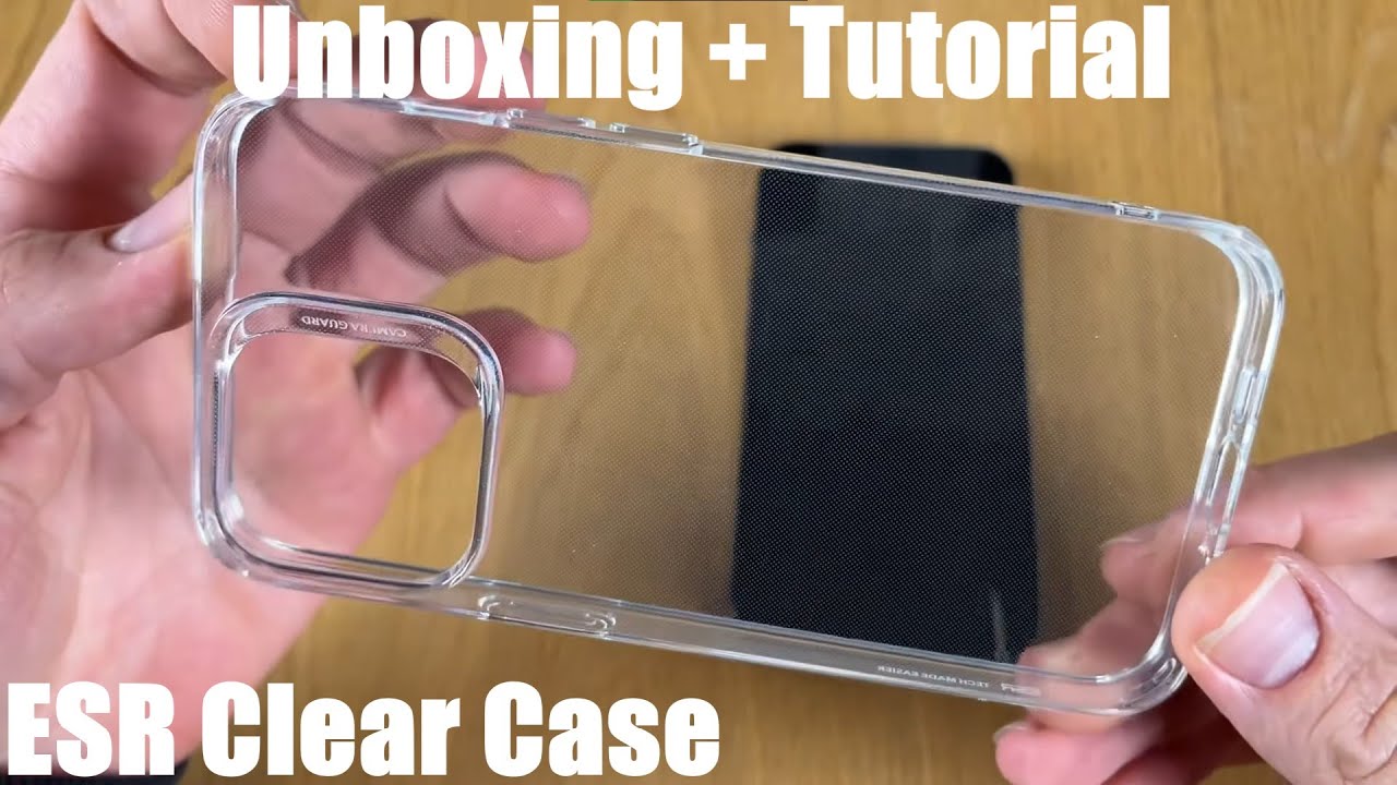 ESR Clear Case Compatible with iPhone 13 Pro Case, CrystalClear