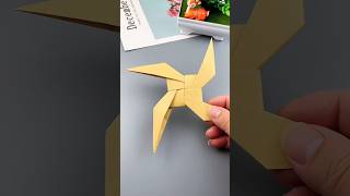 Make pepar origami ninja star #diy #craft #origami #paper #sejal #viral