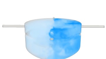 Large Eddy Simulation of precursor flow in ALD reactor