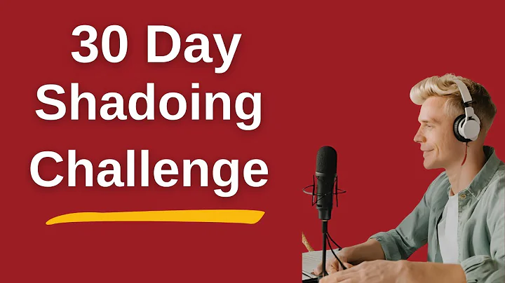 30 Day English Shadowing Challenge – Speak Fluently in 10 Minutes a Day | English Podcast Slow